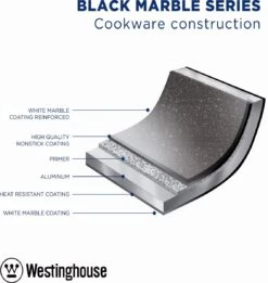 Westinghouse Koekenpan Inductie - Ø 20 Cm - Zwart Marmer - Speciale Editie -Westinghouse 1134x1200 6