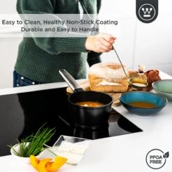 Westinghouse Performance Series - Steelpan Inductie 18cm - Zwart - Geschikt Voor Alle Warmtebronnen Inclusief Inductie En Ovenbestendig - Sauspan 12 Westinghouse Performance Series - Steelpan Inductie 18cm - Zwart - Geschikt Voor Alle Warmtebronnen Inclusief Inductie En Ovenbestendig - Sauspan -Westinghouse 1200x1200 11