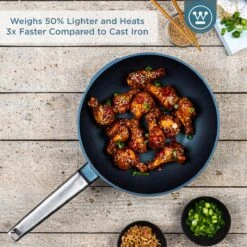 Westinghouse Performance Series - Wokpan Inductie - 28cm Luxe Wok Met Deksel - Blauw - Geschikt Voor Alle Warmtebronnen 16 Westinghouse Performance Series - Wokpan Inductie - 28cm Luxe Wok Met Deksel - Blauw - Geschikt Voor Alle Warmtebronnen -Westinghouse 1200x1200 129