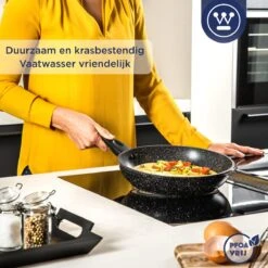 Westinghouse Koekenpan - Ø 30 Cm - Zwart Marmer - Geschikt Voor Alle Warmtebronnen Inclusief Inductie 14 Westinghouse Koekenpan - Ø 30 Cm - Zwart Marmer - Geschikt Voor Alle Warmtebronnen Inclusief Inductie -Westinghouse 1200x1200 41