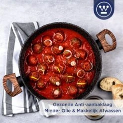 Westinghouse Hapjespan Inductie - Ø 32 Cm - Zwart Marmer - Speciale Editie - Met Deksel 17 Westinghouse Hapjespan Inductie - Ø 32 Cm - Zwart Marmer - Speciale Editie - Met Deksel -Westinghouse 1200x1200 49