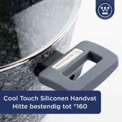 Westinghouse Kookpan/Braadpan Inductie - Ø 28 Cm - Grijs Graniet - Met Deksel - PFOA Vrij 13 Westinghouse Kookpan/Braadpan Inductie - Ø 28 Cm - Grijs Graniet - Met Deksel - PFOA Vrij -Westinghouse 1200x1200 68