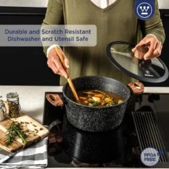 Westinghouse Kookpan/Braadpan Inductie - Ø 24 Cm - Zwart Marmer - Speciale Editie 13 Westinghouse Kookpan/Braadpan Inductie - Ø 24 Cm - Zwart Marmer - Speciale Editie -Westinghouse 1200x1200 7