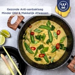 Westinghouse Kookpan/Braadpan Inductie - Ø 24 Cm - Zwart Marmer - Speciale Editie 15 Westinghouse Kookpan/Braadpan Inductie - Ø 24 Cm - Zwart Marmer - Speciale Editie -Westinghouse 1200x1200 9