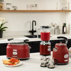 Westinghouse Retro Waterkoker + Broodrooster 2 Sleuven + Blender - Rood 21 Westinghouse Retro Waterkoker + Broodrooster 2 Sleuven + Blender - Rood -Westinghouse 1200x1200 134