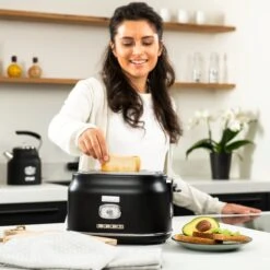 Westinghouse Retro Waterkoker + Broodrooster 2 Sleuven + Staafmixer - Zwart 20 Westinghouse Retro Waterkoker + Broodrooster 2 Sleuven + Staafmixer - Zwart -Westinghouse 1200x1200 184