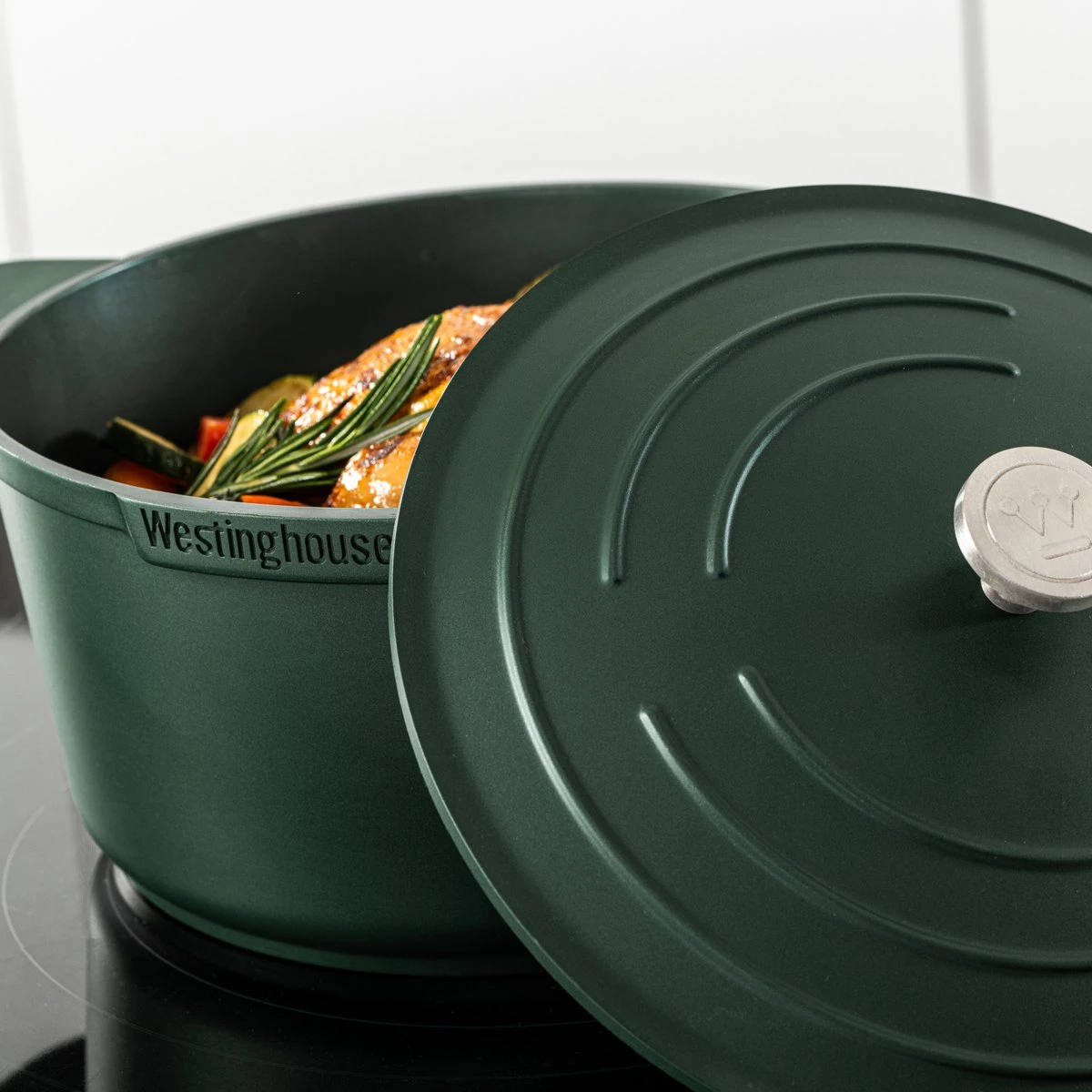 Westinghouse Pannenset Performance (Braadpan + Hapjespan) ø 28 Cm - Groen - Inductie En Alle Andere Warmtebronnen 6 Westinghouse Pannenset Performance (Braadpan + Hapjespan) ø 28 Cm - Groen - Inductie En Alle Andere Warmtebronnen - Afbeelding 4