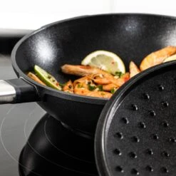 Westinghouse Pannenset Performance (Wokpan + Grillpan) ø 28 Cm - Zwart - Inductie En Alle Andere Warmtebronnen 19 Westinghouse Pannenset Performance (Wokpan + Grillpan) ø 28 Cm - Zwart - Inductie En Alle Andere Warmtebronnen -Westinghouse 1200x1200 49