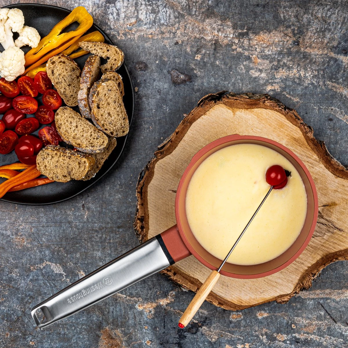 Westinghouse Pannenset Performance (Koekenpan ø 24 En 28 Cm + Steelpan ø 18 Cm) - Rood - Inductie En Alle Andere Warmtebronnen 5 Westinghouse Pannenset Performance (Koekenpan ø 24 En 28 Cm + Steelpan ø 18 Cm) - Rood - Inductie En Alle Andere Warmtebronnen - Afbeelding 3