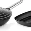 Westinghouse Pannenset Performance (Wokpan + Grillpan) ø 28 Cm - Zwart - Inductie En Alle Andere Warmtebronnen 2 Westinghouse Pannenset Performance (Wokpan + Grillpan) ø 28 Cm - Zwart - Inductie En Alle Andere Warmtebronnen -Westinghouse 1200x455