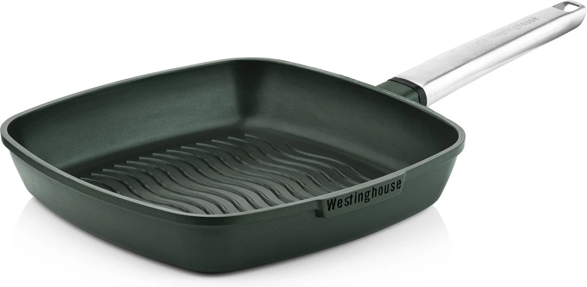 Westinghouse Pannenset Performance (Wokpan + Grillpan) ø 28 Cm - Groen - Inductie En Alle Andere Warmtebronnen 11 Westinghouse Pannenset Performance (Wokpan + Grillpan) ø 28 Cm - Groen - Inductie En Alle Andere Warmtebronnen - Afbeelding 9