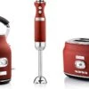 Westinghouse Retro Waterkoker + Broodrooster 2 Sleuven + Staafmixer - Rood 2 Westinghouse Retro Waterkoker + Broodrooster 2 Sleuven + Staafmixer - Rood -Westinghouse 1200x698
