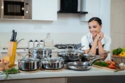 Westinghouse Pannenset Black Signature (Koekenpan ø 20 En 24 Cm + Steelpan ø 20 Cm) - Inductie En Alle Andere Warmtebronnen 12 Westinghouse Pannenset Black Signature (Koekenpan ø 20 En 24 Cm + Steelpan ø 20 Cm) - Inductie En Alle Andere Warmtebronnen -Westinghouse 1200x800 28