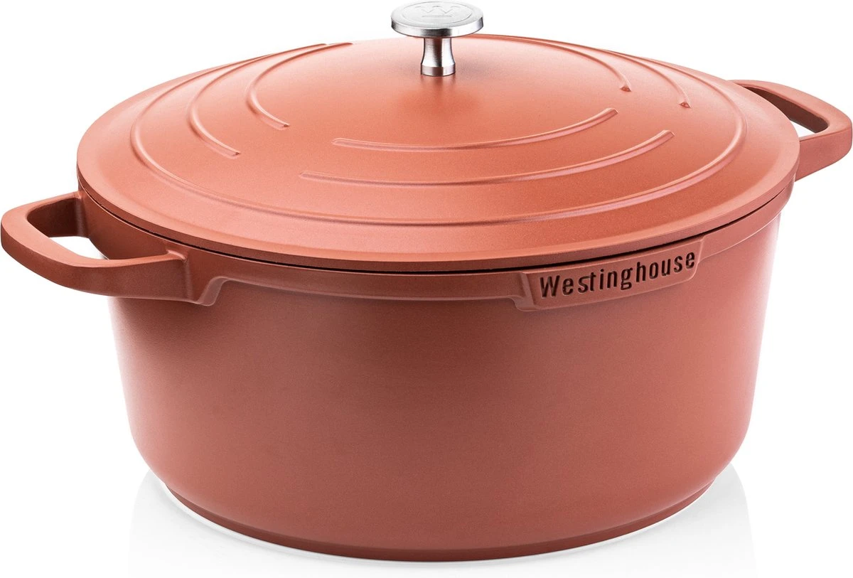 Westinghouse Pannenset Performance (Braadpan + Hapjespan) ø 28 Cm - Rood - Inductie En Alle Andere Warmtebronnen 8 Westinghouse Pannenset Performance (Braadpan + Hapjespan) ø 28 Cm - Rood - Inductie En Alle Andere Warmtebronnen - Afbeelding 6