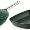 Westinghouse Pannenset Performance (Wokpan + Grillpan) ø 28 Cm - Groen - Inductie En Alle Andere Warmtebronnen 2 Westinghouse Pannenset Performance (Wokpan + Grillpan) ø 28 Cm - Groen - Inductie En Alle Andere Warmtebronnen -Westinghouse 550x193