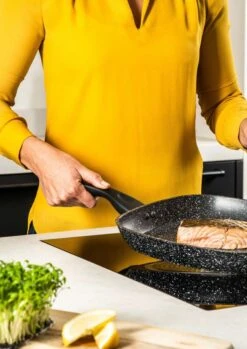 Westinghouse Grillpan Marble - 28 X 28 Cm - Standaard Anti-aanbaklaag 7 Westinghouse Grillpan Marble - 28 X 28 Cm - Standaard Anti-aanbaklaag -Westinghouse Clipboard05 11