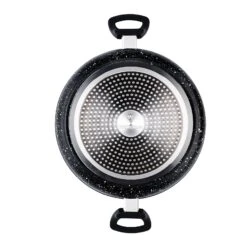 Westinghouse Hapjespan Black Marble - ø 28 Cm / 4.5 Liter - Standaard Anti-aanbaklaag 15 Westinghouse Hapjespan Black Marble - ø 28 Cm / 4.5 Liter - Standaard Anti-aanbaklaag -Westinghouse WCCC0009L28MBBWestinghouseLowCasserole4