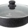 Westinghouse Hapjespan Marble - ø 32 Cm / 6 Liter - Standaard Anti-aanbaklaag 2 Westinghouse Hapjespan Marble - ø 32 Cm / 6 Liter - Standaard Anti-aanbaklaag -Westinghouse WCCC0009L Low Casserole main rivet logo