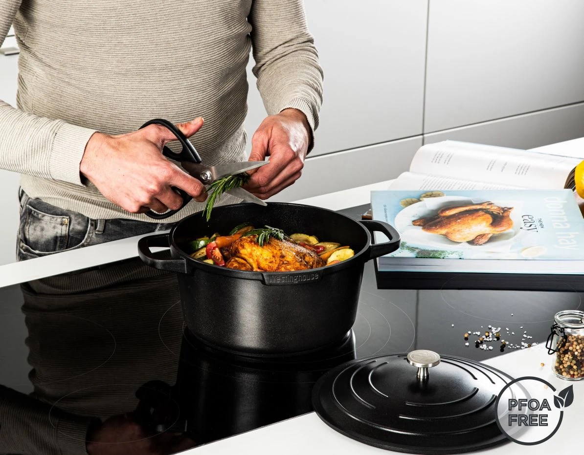 Westinghouse Braadpan Performance - Blissful Black - ø 28 Cm / 6.7 Liter 4 Westinghouse Braadpan Performance - Blissful Black - ø 28 Cm / 6.7 Liter - Afbeelding 2