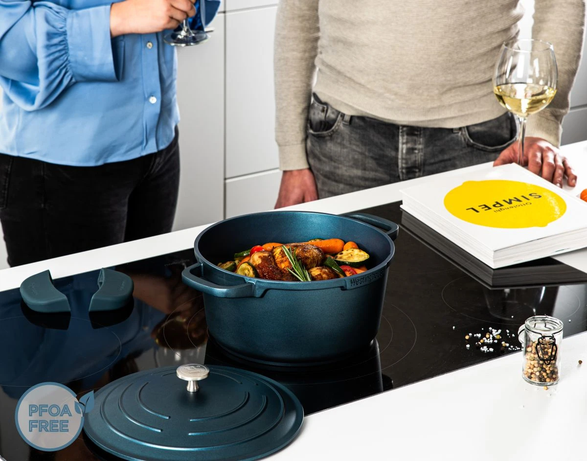 Westinghouse Braadpan Performance - Bravery Blue - ø 28 Cm / 6.7 Liter 4 Westinghouse Braadpan Performance - Bravery Blue - ø 28 Cm / 6.7 Liter - Afbeelding 2