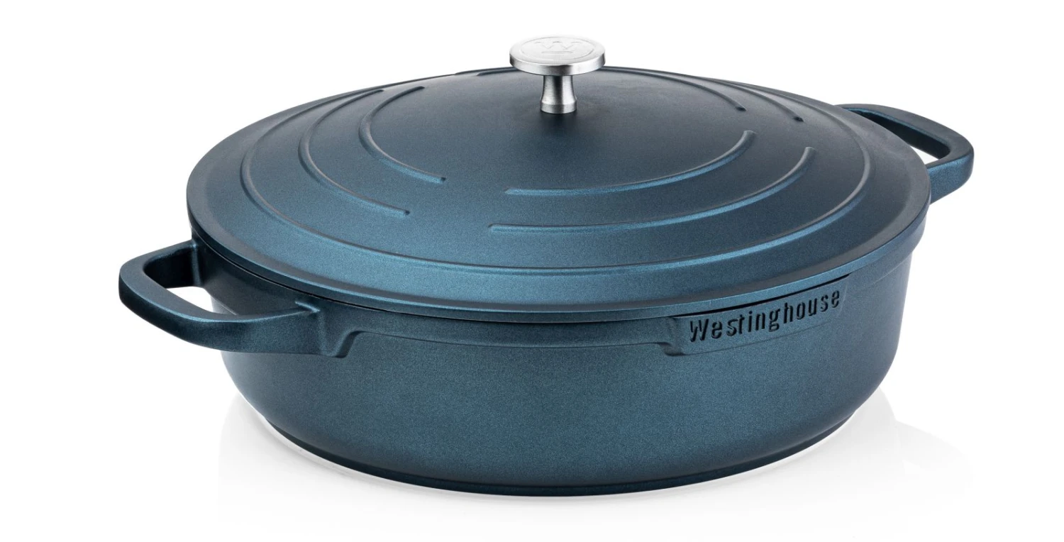 Westinghouse Hapjespan Performance - Bravery Blue - ø 28 Cm / 4.1 Liter - Standaard Anti-aanbaklaag 3 Westinghouse Hapjespan Performance - Bravery Blue - ø 28 Cm / 4.1 Liter - Standaard Anti-aanbaklaag