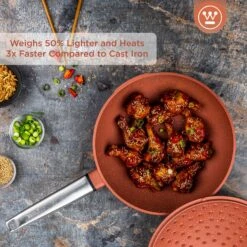 Westinghouse Wokpan Performance - Rebel Red - ø 28 Cm - Standaard Anti-aanbaklaag 18 Westinghouse Wokpan Performance - Rebel Red - ø 28 Cm - Standaard Anti-aanbaklaag -Westinghouse WCCW0095028OR 2