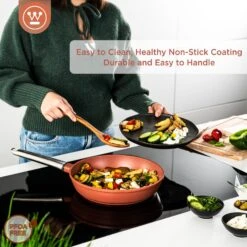 Westinghouse Koekenpan Performance - Rebel Red - ø 24 Cm - Standaard Anti-aanbaklaag 15 Westinghouse Koekenpan Performance - Rebel Red - ø 24 Cm - Standaard Anti-aanbaklaag -Westinghouse WCFP0095024OR 4