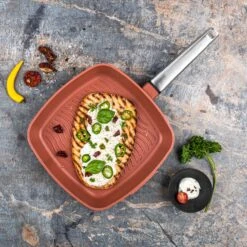 Westinghouse Grillpan Performance - Rebel Red - 28 X 28 Cm - Standaard Anti-aanbaklaag 19 Westinghouse Grillpan Performance - Rebel Red - 28 X 28 Cm - Standaard Anti-aanbaklaag -Westinghouse WCFP0095G28OR 10