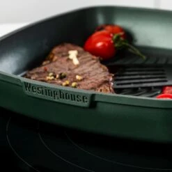 Westinghouse Grillpan Performance - Gracious Green - 28 X 28 Cm - Standaard Anti-aanbaklaag 15 Westinghouse Grillpan Performance - Gracious Green - 28 X 28 Cm - Standaard Anti-aanbaklaag -Westinghouse WCFP0095G28SG 9