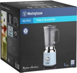 Westinghouse Blender Retro Collections - Blauw - 1.5 Liter - WKBE221BU 7 Westinghouse Blender Retro Collections - Blauw - 1.5 Liter - WKBE221BU -Westinghouse WKBE221BU Table Blender BOX