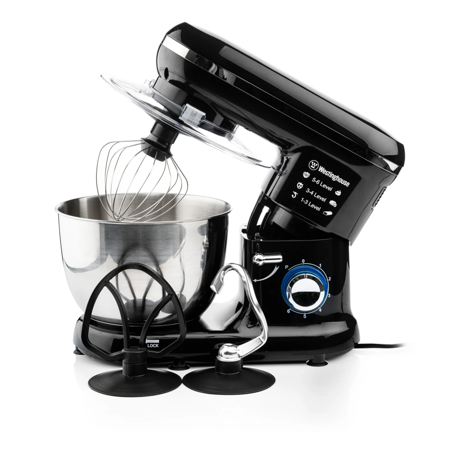 Westinghouse Keukenmachine - 600 W - Zwart - 4.5 Liter 8 Westinghouse Keukenmachine - 600 W - Zwart - 4.5 Liter - Afbeelding 6