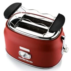 Westinghouse Broodrooster Retro Collections - 2 Sleuven - Cranberry Red - WKTTB857RD -Westinghouse WKTTB857RD Retro 2 Slice Toaster 3