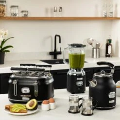 Westinghouse Waterkoker Retro Collections - 2200 W - Liquorice Black - 1.7 Liter - WKWKH148BK 15 Westinghouse Waterkoker Retro Collections - 2200 W - Liquorice Black - 1.7 Liter - WKWKH148BK -Westinghouse WKWK148BK Retro Kettle 5