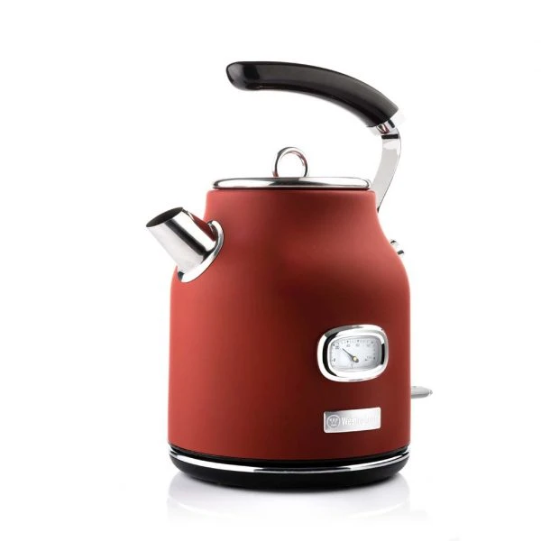 Westinghouse Waterkoker Retro Collections - 2200 W - Cranberry Red - 1.7 Liter - WKWKH148RD 7 Westinghouse Waterkoker Retro Collections - 2200 W - Cranberry Red - 1.7 Liter - WKWKH148RD - Afbeelding 5