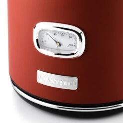 Westinghouse Waterkoker Retro Collections - 2200 W - Cranberry Red - 1.7 Liter - WKWKH148RD 10 Westinghouse Waterkoker Retro Collections - 2200 W - Cranberry Red - 1.7 Liter - WKWKH148RD -Westinghouse WKWK148RD Retro Kettle 2