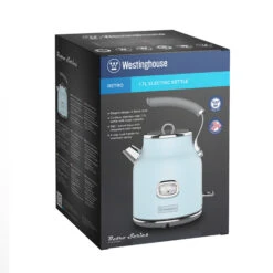 Westinghouse Waterkoker Retro Collections - 2200 W - Blauw - 1.7 Liter - WKWKH148BU 9 Westinghouse Waterkoker Retro Collections - 2200 W - Blauw - 1.7 Liter - WKWKH148BU -Westinghouse WKWKH148BU Electric Kettle Retro BLUE Box